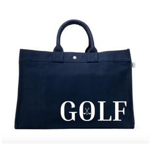 Navy w/ Inner Golf Embellishment in Matte White