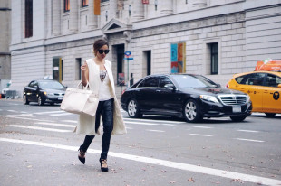 Quilted Koala East West Canvas Tote