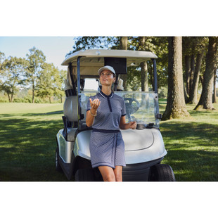 Callaway Scarf Geo Short Sleeve Polo