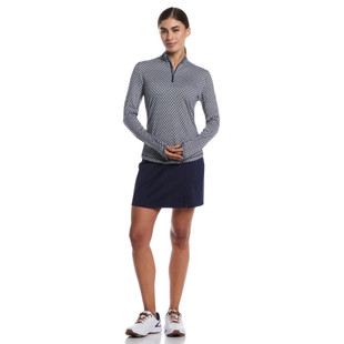 Callaway Scarf Geo Long Sleeve UV Mock