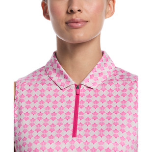 Callaway Deco Geo Fuchsia Short Sleeve Polo