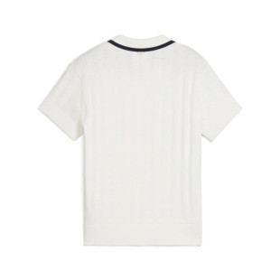 PUMA x AP Short Sleeve Pointelle Knit Polo