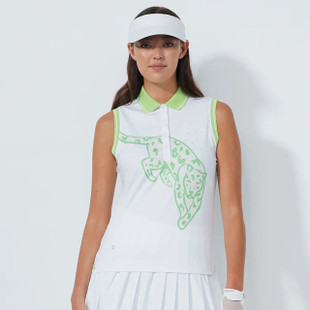 Daily Sports Jaguar White Sleeveless Polo [PS26]