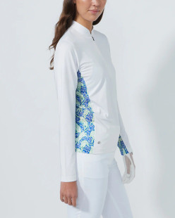 Daily Sports Breeze White Long Sleeve Half Neck [PS26]