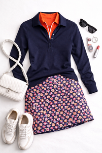 Golftini Stretch Tech Boho Chic Skort