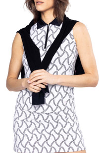  Golftini Cool Girl Simply Elegant Sleeveless Polo