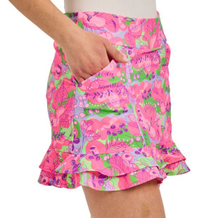 TzuTzu Stella Garden Party 16" Flounce Golf Skort