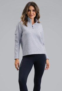 IBKUL Micro Waffle Knit Pullover