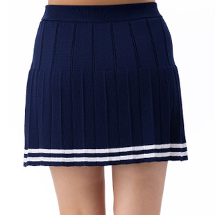 BelynKey Pointelle Ink Sweater Skort