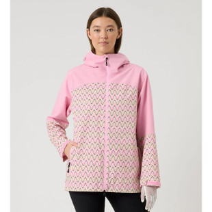 Daily Sports Faenza Geometric Wave Print Rain Jacket [2026]