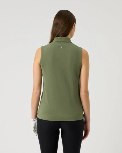 Daily Sports Kim Cotton Pique Sleeveless Mock [SS26]