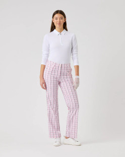 Daily Sports Golf Plaid Prism Pink Ankle Pants [SS26]
