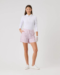 Daily Sports Golf Plaid Prism Pink Short [SS26]