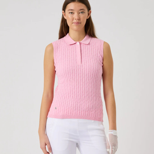 Daily Sports Madelene Cable Knit Sleeveless Polo [SS26]