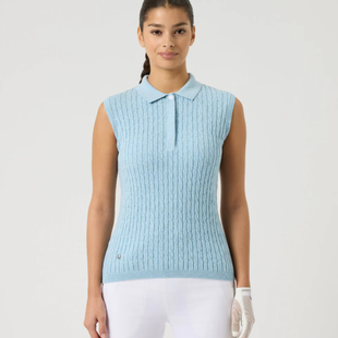 Daily Sports Madelene Cable Knit Sleeveless Polo [SS26]