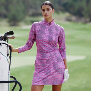 Daily Sports Geometric Palm Sheermotion Skort [SS26]