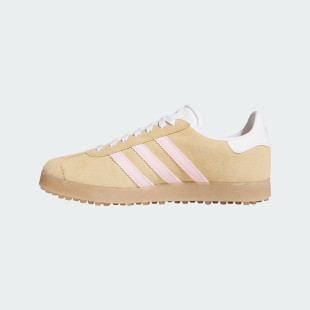 Adidas Gazelle Ice Tangerine/Clear Pink Spikeless Golf Shoe 