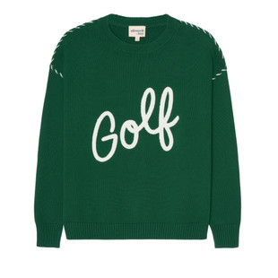 Ellsworth+Ivey Riley Gol Green Crewneck Sweater