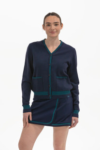 Foray Golf Club Dark Green Cardigan 