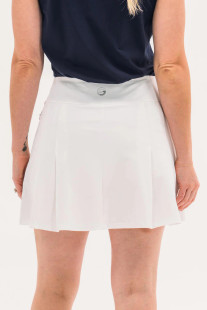 Foray White Pleated Golf Skirt