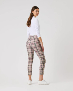 Daily Sports Hand Stroke Plaid Magic Ankle Pant [SS26]