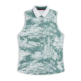 Greyson Scarlett Huntress Toile Sleeveless Polo