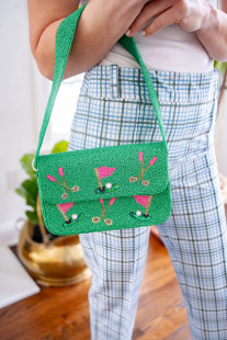 Exclusive Golf Beaded Shoulder Bag