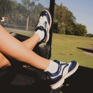 Duca Del Cosma Lazio Navy Waterproof Golf Shoe