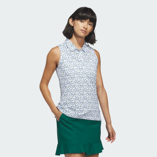 Adidas Ultimate365 Green Sleeveless Polo [SS26]