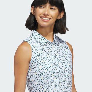 Adidas Ultimate365 Green Sleeveless Polo [SS26]