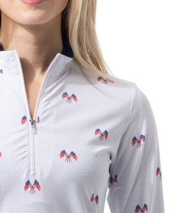 SanSoleil SolairCool Parade Day Long Sleeve Mock