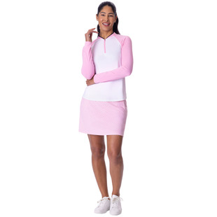 BelynKey Cabana Aurora Pink Stripe Skort