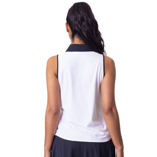BelynKey Rosie Chalk/Aurora Sleeveless Polo