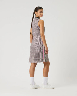 Daily Sports Geometric Abstract Wave Sleeveless Dress [2026]