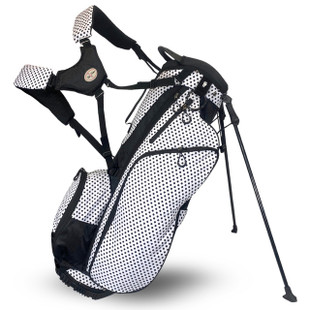 Taboo Golf Black Tie Polka Dots 4-Way Lightweight Stand Bag