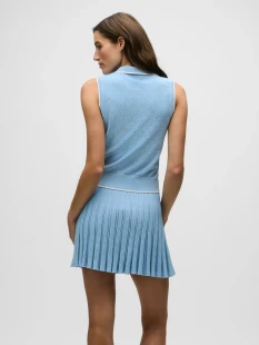 Greyson Pointelle Wolf Blue Skort