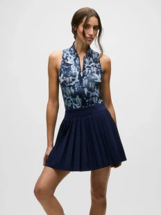 Greyson Shadow Flight Sleeveless Vesta Mock