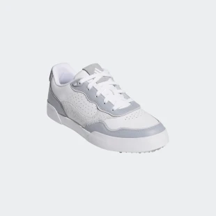 Adidas Retrocross White/Halo Silver Spikeless Golf Shoe