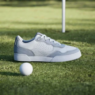 Adidas Retrocross White/Halo Silver Spikeless Golf Shoe