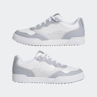 Adidas Retrocross White/Halo Silver Spikeless Golf Shoe
