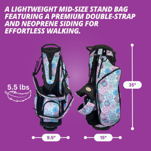 Taboo Fashions Mandala Dream 4-Way Lightweight Stand Bag