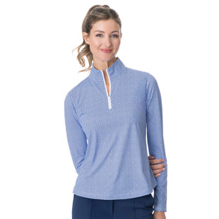 BelynKey Sadie Mock Long Sleeve | Women's UPF 50+ Golf Top
