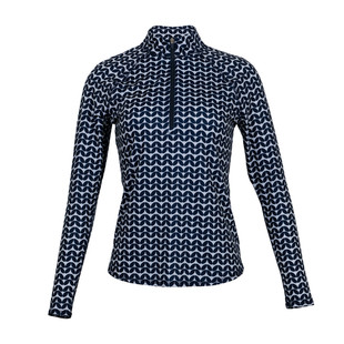 JoFit Midnight Leaves Long Sleeve UV Mock