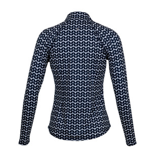 JoFit Midnight Leaves Long Sleeve UV Mock