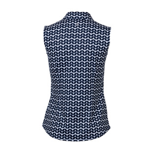 JoFit Midnight Leaves Sleeveless Polo