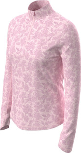 Callaway Abstract Floral Long Sleeve UV Mock [SF26]