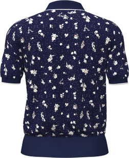 Original Penguin Floral Short Sleeve Knit Sweater [SF26]