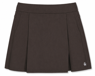 Original Penguin Chocolate Torte Rib Pleat Skort