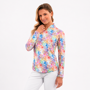 IBKUL Limited Edition Global Impression Quarter Zip Mock [SF26]