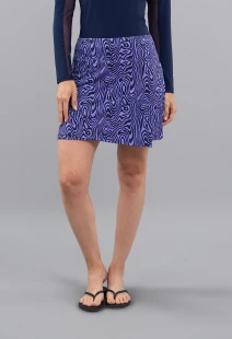IBKUL Faux Wrap Print Skorts [SF26]